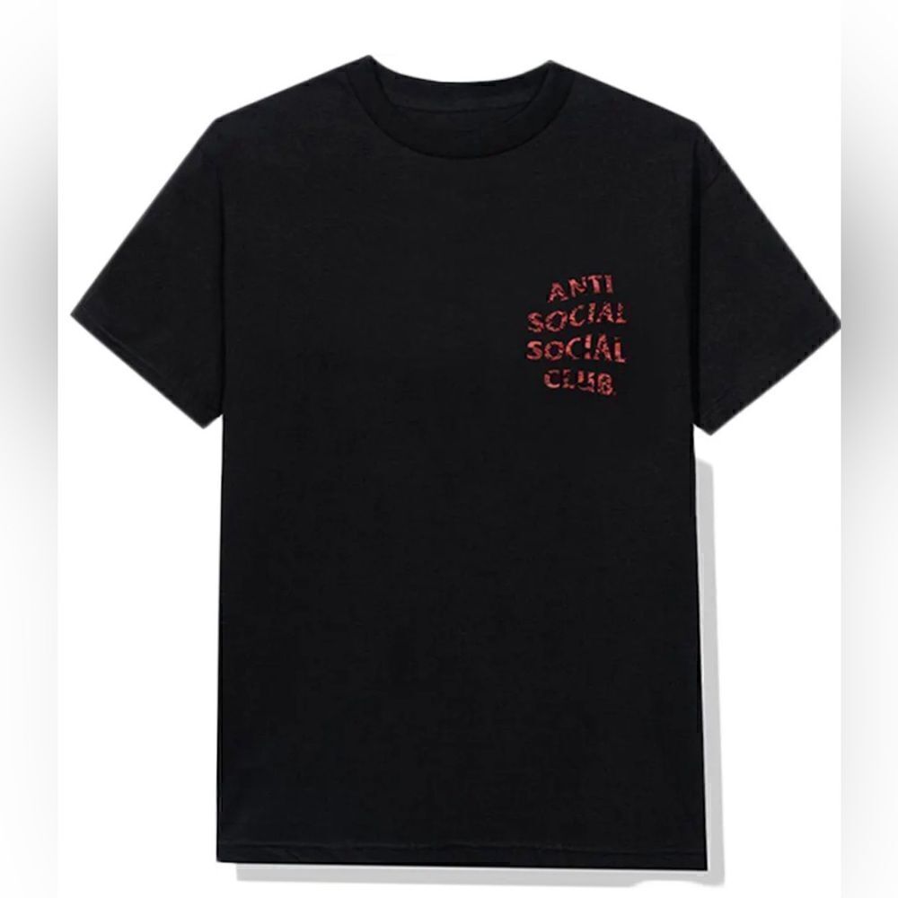 Anti Social Social Club WildLife Black & Red Short Sleeve Tee Shirt